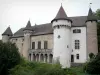 Замок Аултерибе - Мельница для перца, машиностроение и фасад средневекового замка; в муниципалитете Серментизон, в Региональном природном парке Ливрадоис-Форез