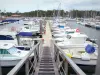 Капбретон - Порт Капбретон и его пришвартованные лодки