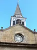 Кейс-Драйвер - Колокольня и деталь фасада церкви Нотр-Дам-де-Л'Ассомпмент-и-Сен-Жозеф
