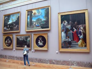 Лувр - Крыло Денона: итальянские картины Большой галереи