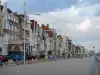 Мало-ле-Бен - Побережье Опала: набережная, дома и здания (набережная) морского курорта