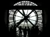 Музей Орсе - Большие часы и их вид на Париж