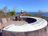 Полуостров Каравеллы - Заповедник Каравелла - Региональный природный парк Мартиники: таблица ориентации маяка Каравелла
