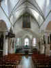 Укрепленные церкви Тьера - Liart: интерьер церкви Нотр-Дам