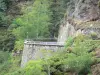 Ущелья Труйера - Небольшая дорога, пересекающая ущелье