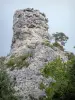 Хаос Монпелье-ле-Вьё - Доломитовая скала руинообразного хаоса