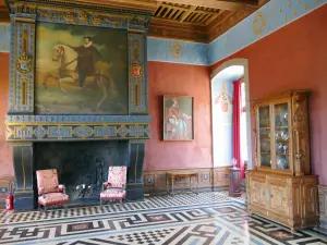 アンシー＝ル＝フラン城 - ルネッサンス宮殿の内部：ガードルーム