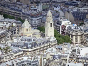 エッフェル塔 - エッフェル塔の上からパリの屋根の眺め