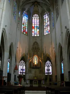 クレリ=サン=アンドレ大聖堂 - ノートルダムドクレリー大聖堂の内部：聖歌隊