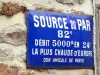 ショードエグ - Par Source Sign、ヨーロッパで最も熱い水