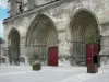 ソワソン - サンジェルヴェエサンプロロテ大聖堂の入り口