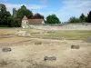 ソワソン - 古い修道院サンジャンデヴィーニュの遺跡