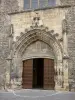 トゥルノンシュルローヌ - サンジュリアン教会の入口