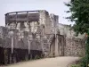 プロヴァン - 上町の強化エンクロージャ（中世の要塞、城壁）