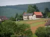 ホーヴァルト - 木、馬、家および森林の牧草地