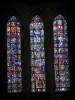 ランス - ノートルダム大聖堂の内部：ステンドグラスの窓