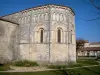 リウクス教会 - Saintongeのロマネスク様式の教会の枕元