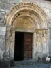 ヴァルカブレールの聖ジュスト聖堂 - ロマネスク様式の大聖堂のポータル