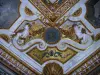ヴォールヴィコント城 - 城の中：図書館の天井の詳細