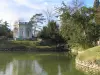 凡尔赛宫公园 - 凉亭，湖泊和树木