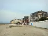 勒克罗图瓦 - Baie de Somme：海滩小屋，建筑物和房屋;在索姆湾