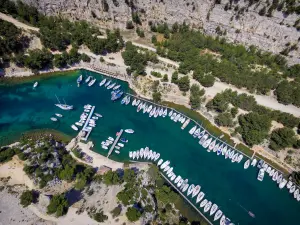 卡兰克斯国家公园 - 港口-Miou海湾鸟瞰图