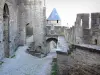 卡尔卡松 - Porte d'Aude和城市的防御工事