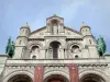 圣心大教堂 - 蒙马特大教堂的门面