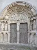 圣蒂博教堂 - 雕刻的门户