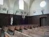 圣蒂博教堂 - 圣蒂博教堂的内部：教堂中殿及其木制品