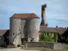 城堡Montépilloy - 城堡的遗迹
