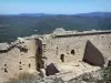 城堡Peyrepertuse - 圣乔治城堡：Donjon San Jordi