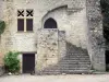 城堡Roquetaillade - 老城堡的门面