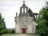 城堡Roquetaillade - Roquetaillade域的教堂