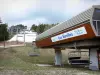 字体-Romeu-比利牛斯2000 - 滑雪胜地：春季乘坐缆车Les Airelles（滑雪缆车）;在Cerdanya，在加泰罗尼亚比利牛斯​​山地区自然公园
