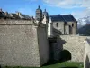 布里昂松 - 上城（Vauban城堡，Vauban市）：防御工事和Notre-Dame学院教堂
