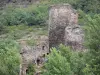 布鲁斯莱沙托 - 布鲁斯城堡的遗迹