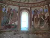 庞塞河畔乐卢瓦尔 - 圣朱利安教堂的内部：壁画