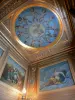 枫丹白露城堡 - 枫丹白露宫的内部：板画廊的绘画
