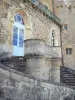 查斯特卢城堡 - 马蹄形楼梯