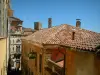 格拉斯 - 老镇的屋顶的看法