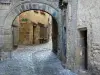比洛姆 - 中世纪小镇（中世纪区）：门，铺砌的街道和房屋外墙