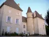 比热地区昂圣索尔兰 - 城堡为Saint-Sorlin私立农业教学高中;在Lower Bugey
