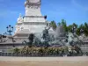波尔多 - Girondins纪念碑喷泉，Place des Quinconces