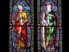 波尔多 - 圣安德鲁大教堂内部：彩色玻璃
