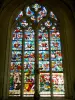 瑟丰德 - 圣雷米教堂的内部：耶西树的彩色玻璃窗 -  16世纪