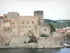 科利尤尔 - 皇家城堡科利尤尔在地中海的边缘