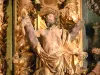 科利尤尔 - 在Notre-Dame-des-Anges教堂内：高坛的巴洛克式祭坛画的细节