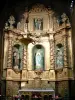 科利尤尔 - Notre-Dame-des-Anges教堂的内部：Notre-Dame de Lourdes教堂的祭坛画
