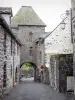 萨莱 - Porte de la Martille和中世纪城市的石屋